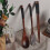 5X Wooden Flatware Set, Wooden Portable Set Chopsticks Spoon Fork Tableware Dinnerware with Black Twining Thread 6