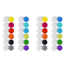 Estuche Colorido para Lentes de Contacto de 24 Piezas, Kit de Inmersión de Lentes de Contacto