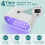 Enhanced Uv Light for Resin-Two-Sided with Digital Display Timer 48 LED Uv Resin Light,Foldable Uv Resin Curing EU Plug 4