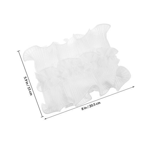 Witte Kraag Trui Met Ruches En Elastiek 1