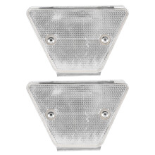 2St Duurzame Driveway Guardrail Markers Met Hoogzichtbare Reflectie
