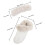 1Plush Witte Klompenvulling Uitwasbaar Warm En Duurzaam 2