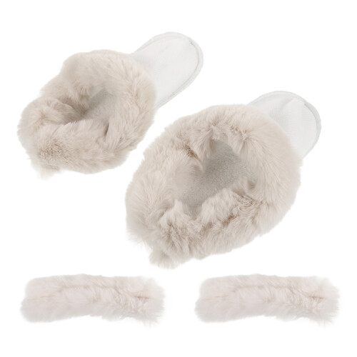 1Plush Witte Klompenvulling Uitwasbaar Warm En Duurzaam