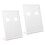 2St ABS Tabletop Houder Wit Voor Menuprijs En Flyers 1