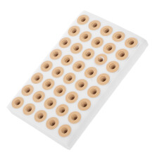 100 Khaki Papieren Gatbeschermers Zelfklevend Met Rond Design