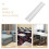 1Paar Complete Plastic Ladegeleiders Wit Voor En Dressoir 5