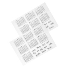 2St Multi Kleur Kalender Stempels Voor Planner En Notitieboek