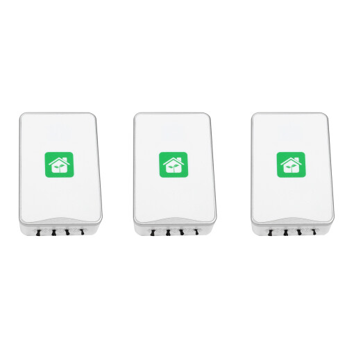 3X Pluggable Air Purifier Negative Ion Generator Filterless Ionizer Purifier Clean Allergens US Plug