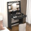 Vanity Desk with Lights Black 6