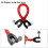 (Red) Professional Ski Training Aid compatible with Beginners Kids - Durable & Portable Speed Control Ski Tip Connector 3