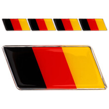 5St Eenvoudig Te Installeren Aluminium Stickers Voor Auto