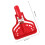 Multicompatibele Mopkop Replacement Clip in Rood En Plastic 1