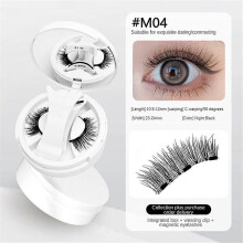 (G) Cute Lashes Magnetic Suction False Eyelashes One Box New Eyelashes European And American Thick Japanese And Korean Natural Eyelashes