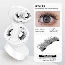 (I) Cute Lashes Magnetic Suction False Eyelashes One Box New Eyelashes European And American Thick Japanese And Korean Natural Eyelashes