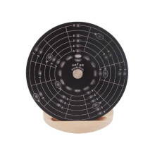 (rmt-b2 Scale Plate L, with Stand) Circle of Fifths Wheel Metal Aluminum Alloy Melody Chord Wheel with Stand Holder