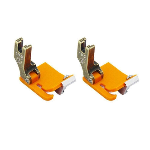 (2pcs) Adjustable Teflon-Coated Presser Foot for Industrial Sewing Machines