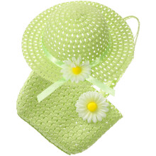 1Set Multifunctionele Strohoed En Strandtas Kleine
