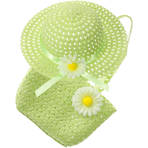 1Set Multifunctionele Strohoed En Strandtas Kleine