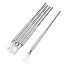 5St Duurzame Metalen Nail Art Detail Penselen Met Patroon