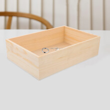 1Hout Sieradendisplay Khaki Organizer Voor Ringen En Kettingen