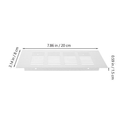 2St Luchtroosters Aluminium Ventilatie Metaal 1