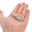 2St Decoratieve Bruidsschoen Clips Van Zinklegering Met 4