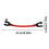 (Red) Professional Ski Training Aid compatible with Beginners Kids - Durable & Portable Speed Control Ski Tip Connector 5