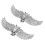 2St Decoratieve Bruidsschoen Clips Van Zinklegering Met 7