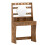 Vanity Desk with Lights Rustic 10