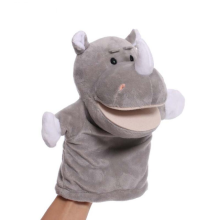 ¿Viernes Negro? Marioneta de mano de animal de dibujos animados de peluche con boca móvil, juguete interactivo para niños, regal