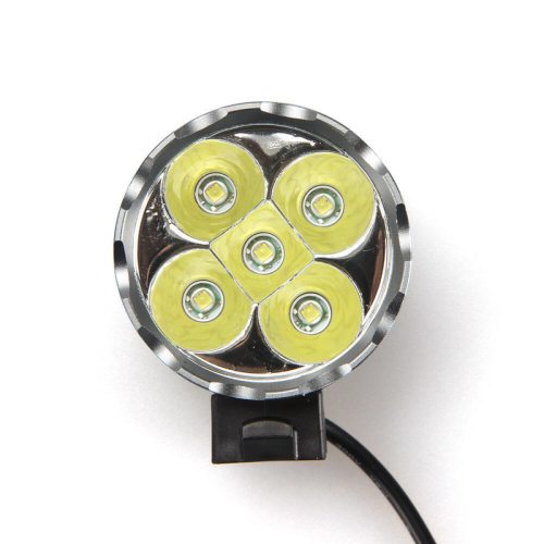 Φώτα ποδηλάτου Black Friday, φως ποδηλάτου 6000 Lumens 5 LED, αδιάβροχο μπροστινό φως 1