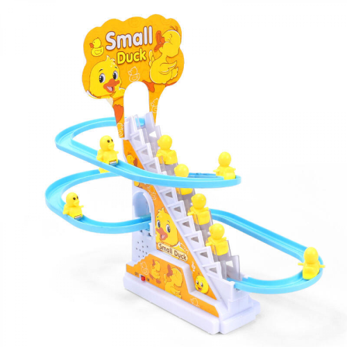 Black Friday Little Yellow Duck Ανεβαίνοντας Σκάλες Παιχνίδι Ηλεκτρικό Παιχνίδι με Σκά