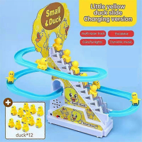 Black Friday Little Yellow Duck Ανεβαίνοντας Σκάλες Παιχνίδι Ηλεκτρικό Παιχνίδι με Σκά 1