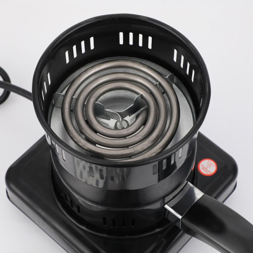 Black Friday Portable Electric Coil Burner with Indicator Lights Practical Burner Cooktop Black 1