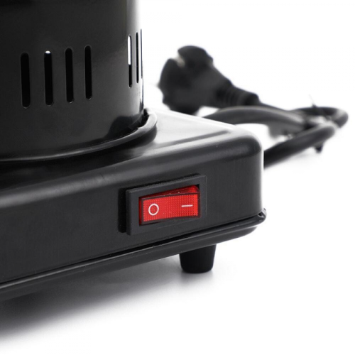 Black Friday Portable Electric Coil Burner with Indicator Lights Practical Burner Cooktop Black 2