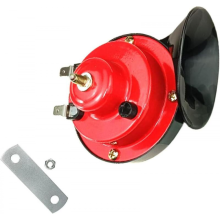 Black Friday 300db Super Treinhoorn 12v 300db Super Treinhoorn Rood Voor Vrachtwagens SUV Auto Boot Elektrische Hoorn Motorfietsen