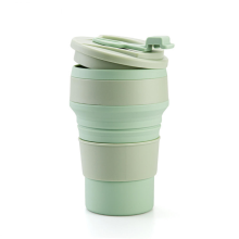 Tasse à café pliable Black Friday pour voyage, tasse pliable en silicone avec couvercle, le meilleur cadeau pour Noël