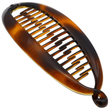 Black Friday KINZON Camila Paris NV135 Franse grote bananenclip haarkam, flexibele bananenclips haar voor dik haar paardenstaartho