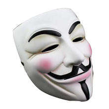 Máscara de Halloween Newx de Black Friday, máscara de V de Vendetta para adultos/niños, máscara de Guw Fawkes, máscara anónima,