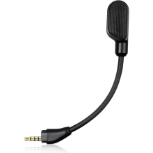 Microphone de jeu de remplacement Black Friday 3,5 mm compatible avec les casques de jeu Kingston HyperX Cloud 3 III