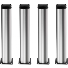 Pieds réglables Black Friday, hauteur 250 mm, pieds d'armoire épais, pieds de table, pieds de meubles, acier inoxydable brossé, hau