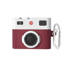 (Purple) for AirPods 4th Generation Case, Retro 3D Camera Protective Silicone Skin Cover