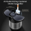 Black Friday Smart Sensor Ashtray with Automatic Open/Close, USB Rechargeable, Smokeless Design, Light-Sensitive Mirror for Indoor Use 3