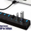 Διανομέας USB 3.0 7 θυρών Black Friday με διακόπτη LED για μονάδα flash φορητού υπολογ 1