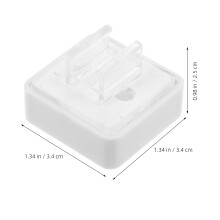 2St Plastic Magnetische Menuhouder Wit Voor En Expo