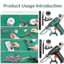 Kit 3 en 1 para soldar, cortar y eliminar óxido con calefacción interna (Black Friday): calentamiento rápido, ergonómico, ideal
