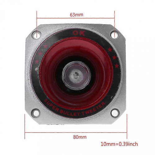 Μαύρη Παρασκευή 2 τεμάχια Max.100w Piezo Tweeter Κόρνα Πιεζοηλεκτρικός Βομβητής Η 1