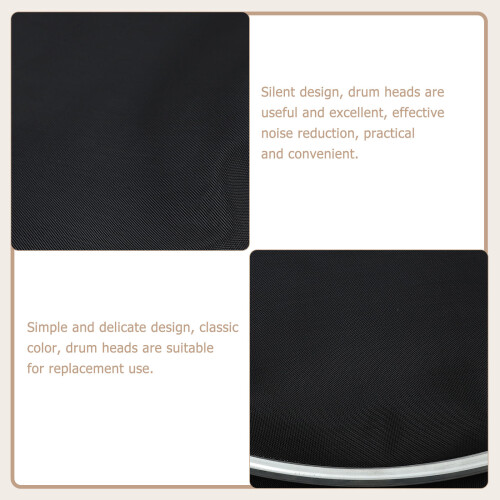 3St Duurzame Mesh Drumvellen Mute En Stille Drumaccessoires 2