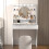 Vanity Desk with Lights Wood Grain 1