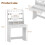 Vanity Desk with Lights Wood Grain 2